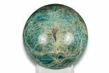 Bright Blue Apatite Sphere - Madagascar #249140-1